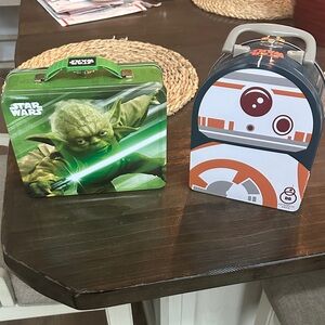 Star Wars Green and Orange Lunch Boxes